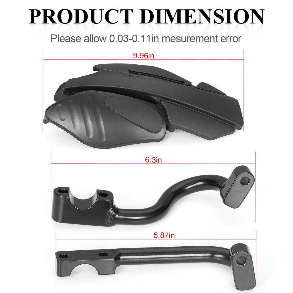 2 Hand Guards & Mount Brackets Kit for Polaris Scrambler Sportsman 850 XP 1000