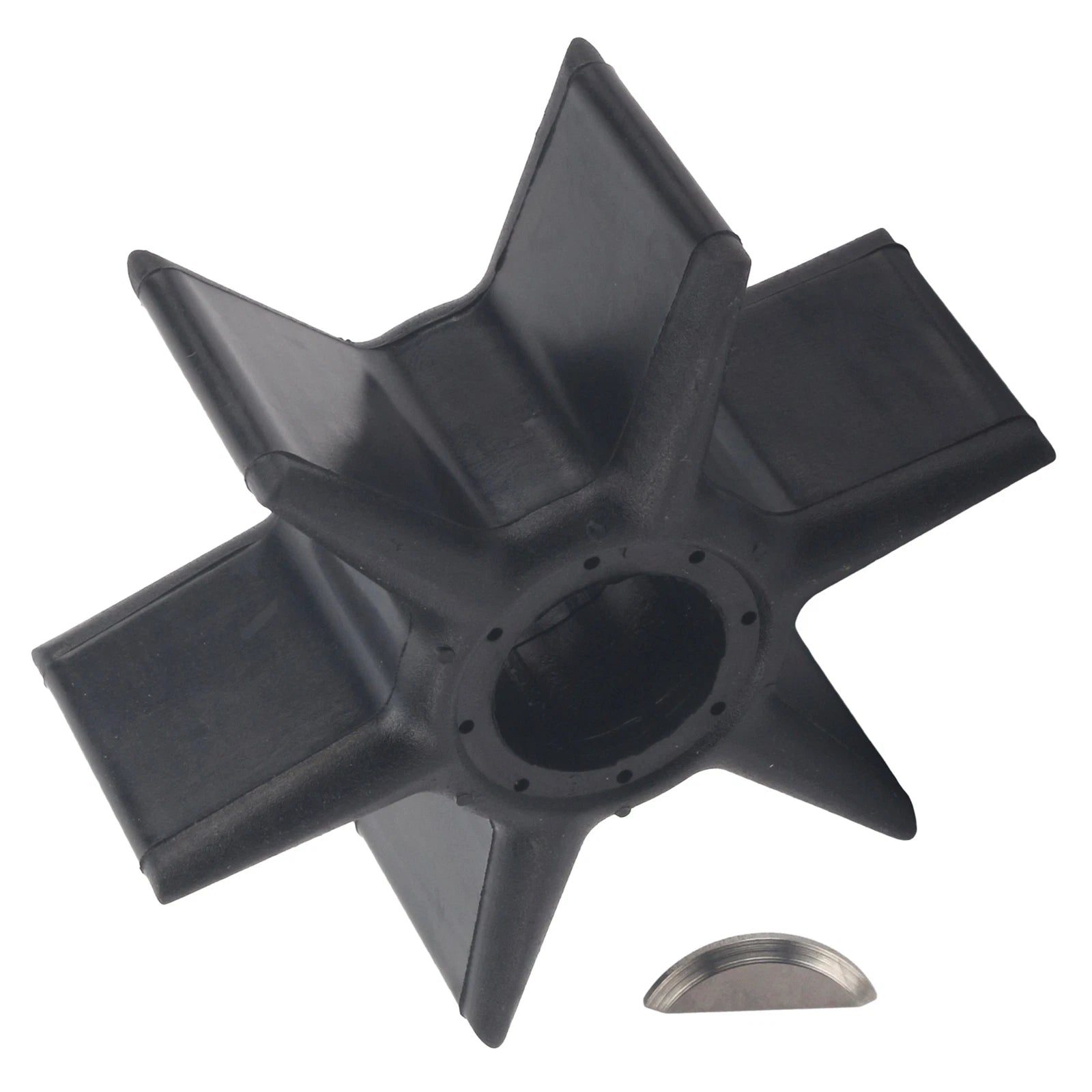 Water Pump Impeller & Key for Yamaha Outboard (6CE-44352-00, 6CE-44352-01)