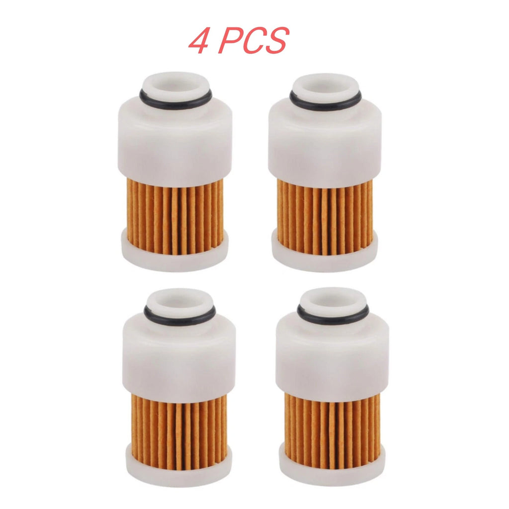Set of 4 Fuel Filters for Yamaha 75-115HP (68V-24563-00-00) Mercury (881540) Sierra (18-7979)
