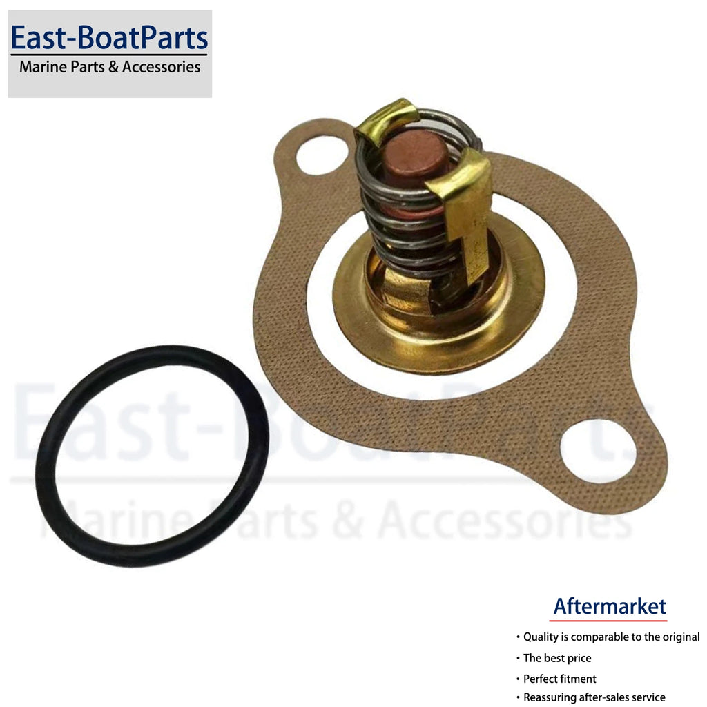 Thermostat Kit 140°F 60°C for Volvo Penta 7.4GiP 7.4GLP 7.4GSi (Models 3853983)