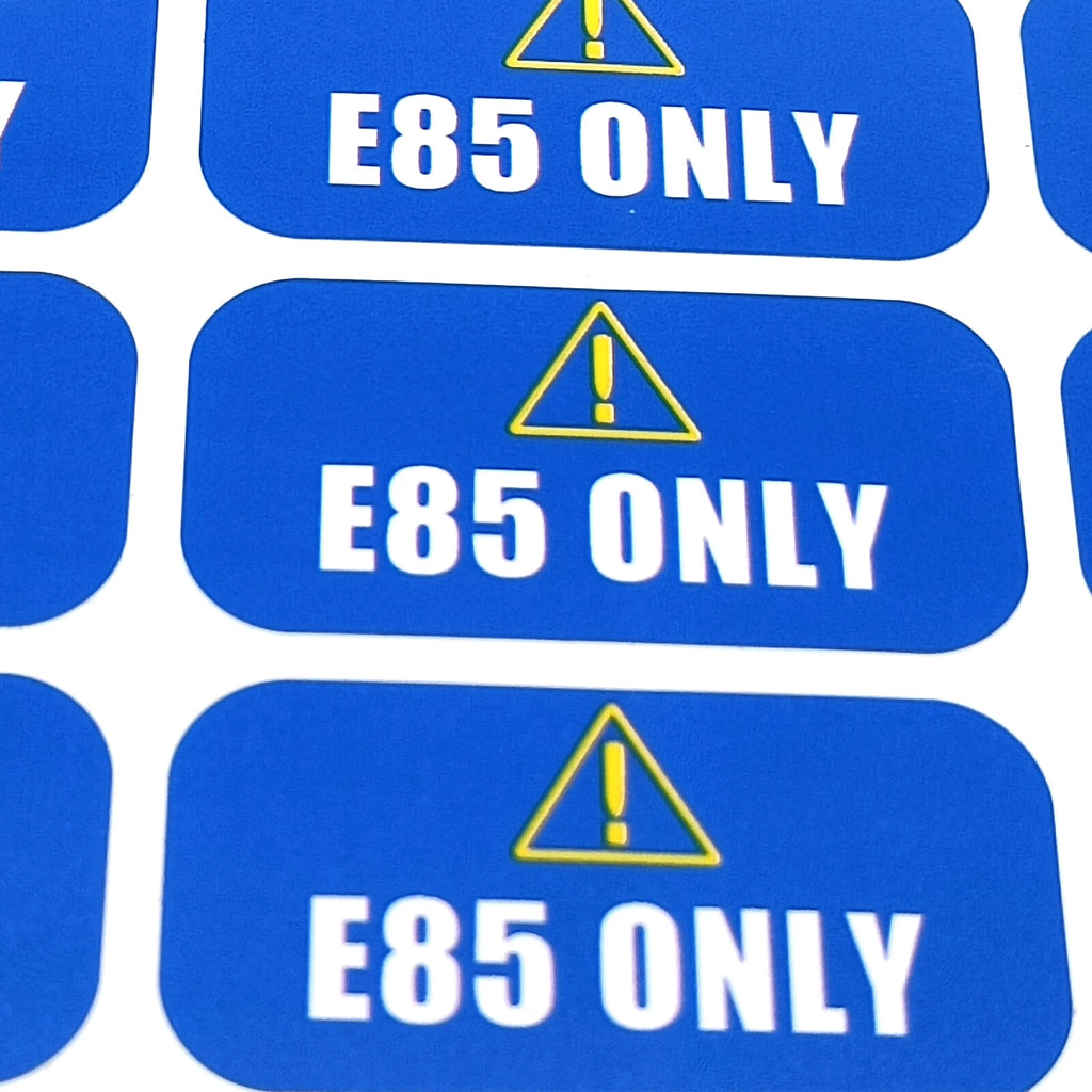 24 pcs Warning Label E85 Only Gas Fuel Tank Sticker Decal for