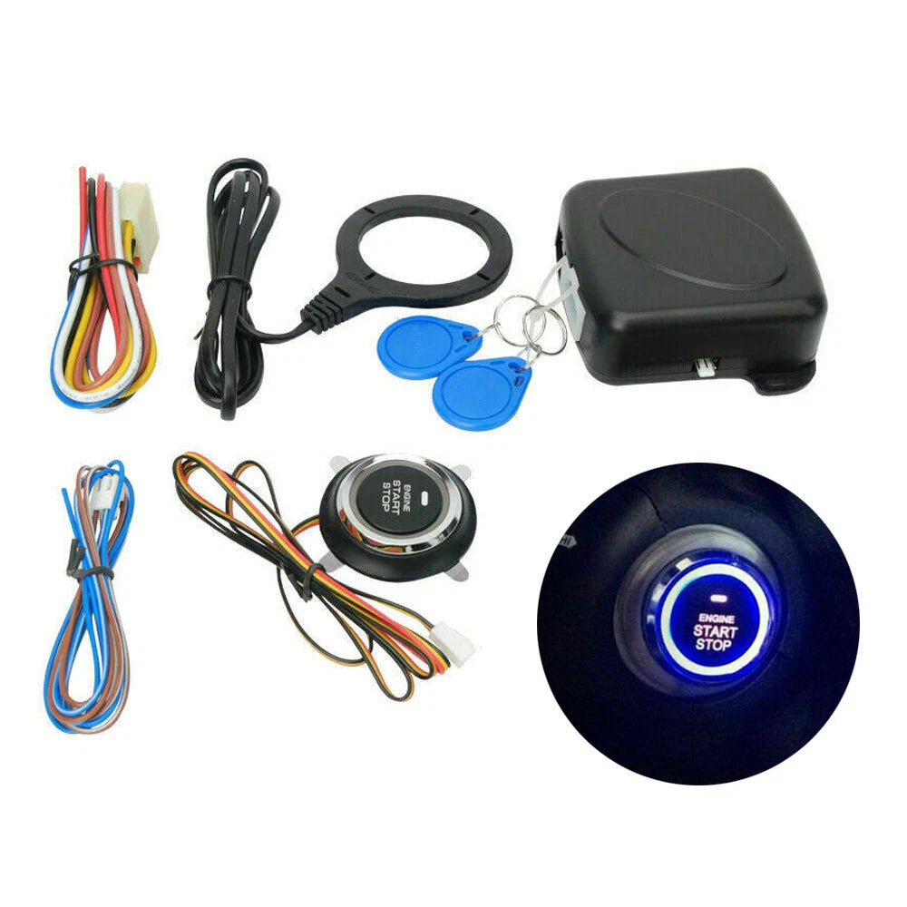 Keyless Entry Ignition Switch Kit for Car (12V RFID)