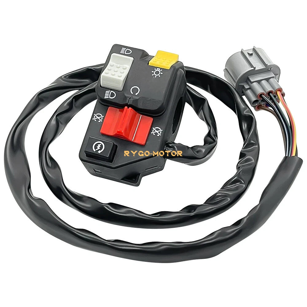 Handlebar Switch Start Stop Kill Headlight for Honda Foreman 500 TRX500 (2005–2006)