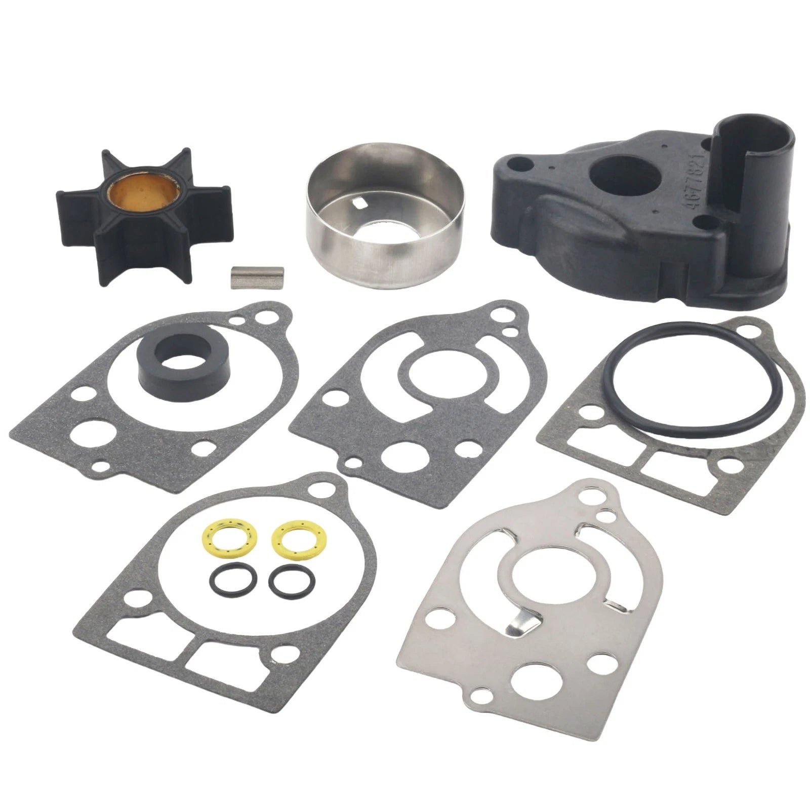 Water Pump Impeller Kit for Mercury Marine 30-70 HP Outboard (46-60366A1)