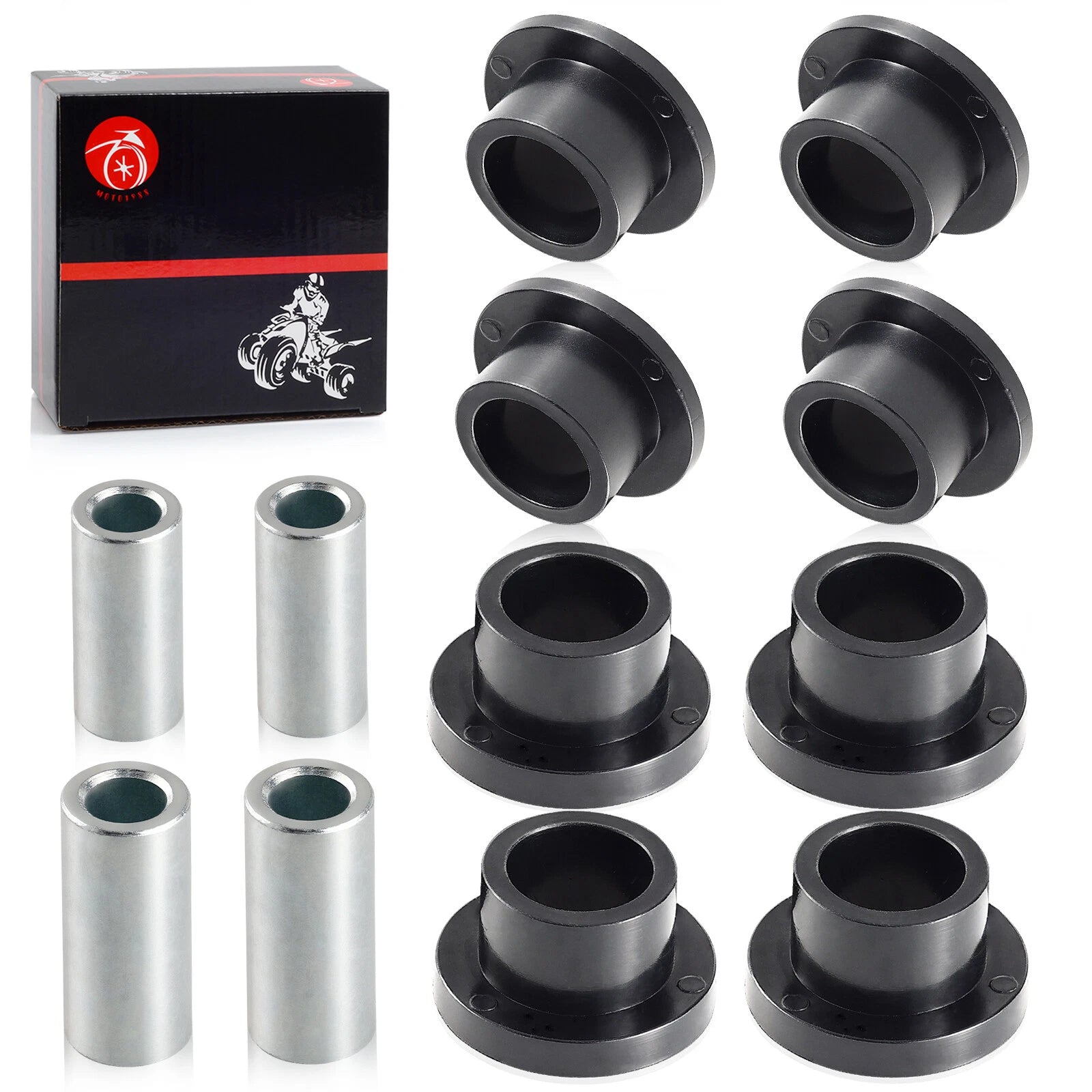Front Shock Bushing Sleeve Kit for Polaris RZR 800 RZR 570 (2008–2022)