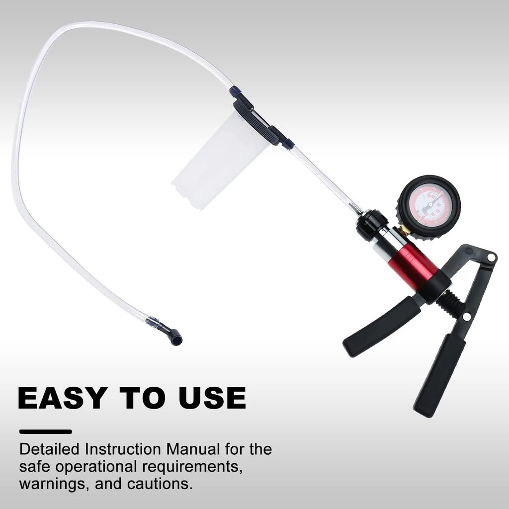 21Pcs Brake Bleeder Kit with Vacuum and Pressure Pump Tester Tool