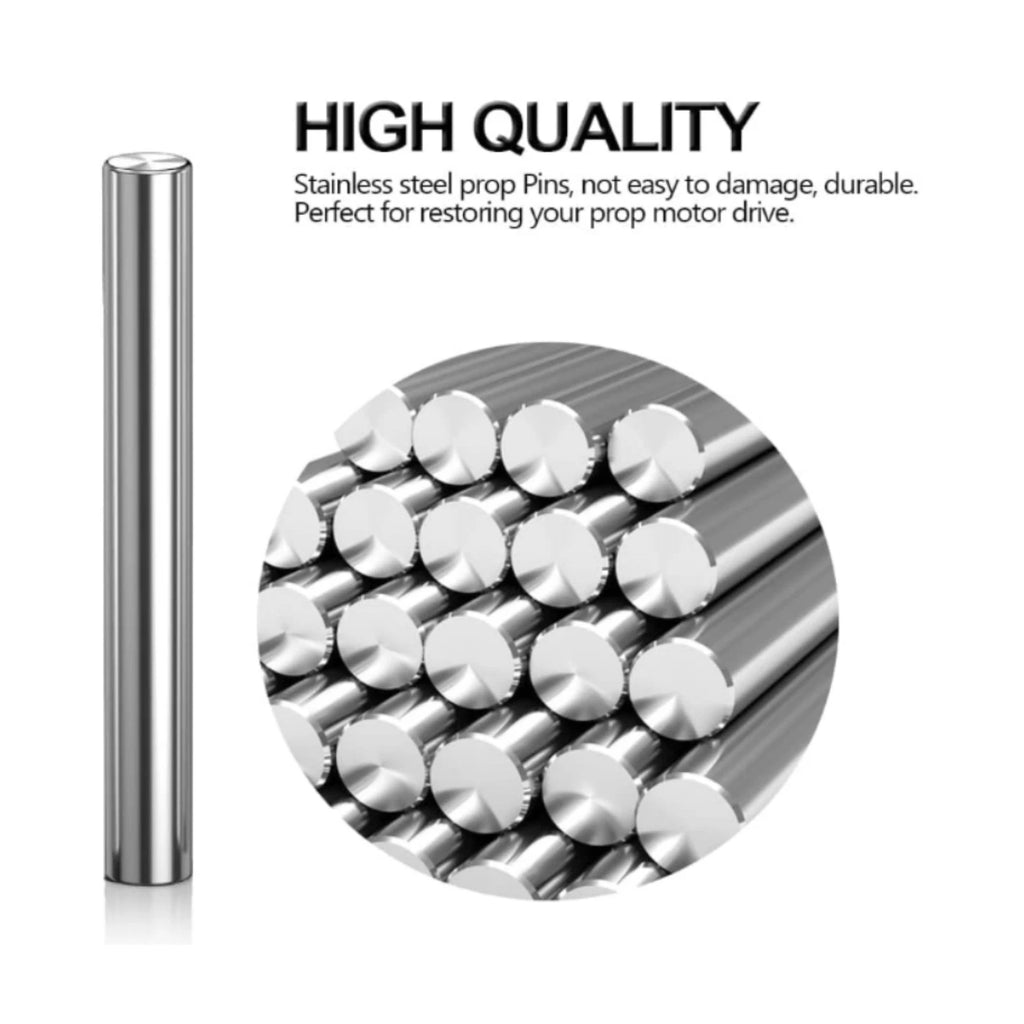 8 Pack Stainless Steel Prop Pins for Minn Kota Motor (2092600)