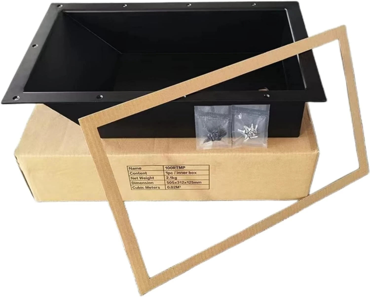 Recessed Trolling Motor Pedal Foot Tray for Boats (Aluminum Coating)