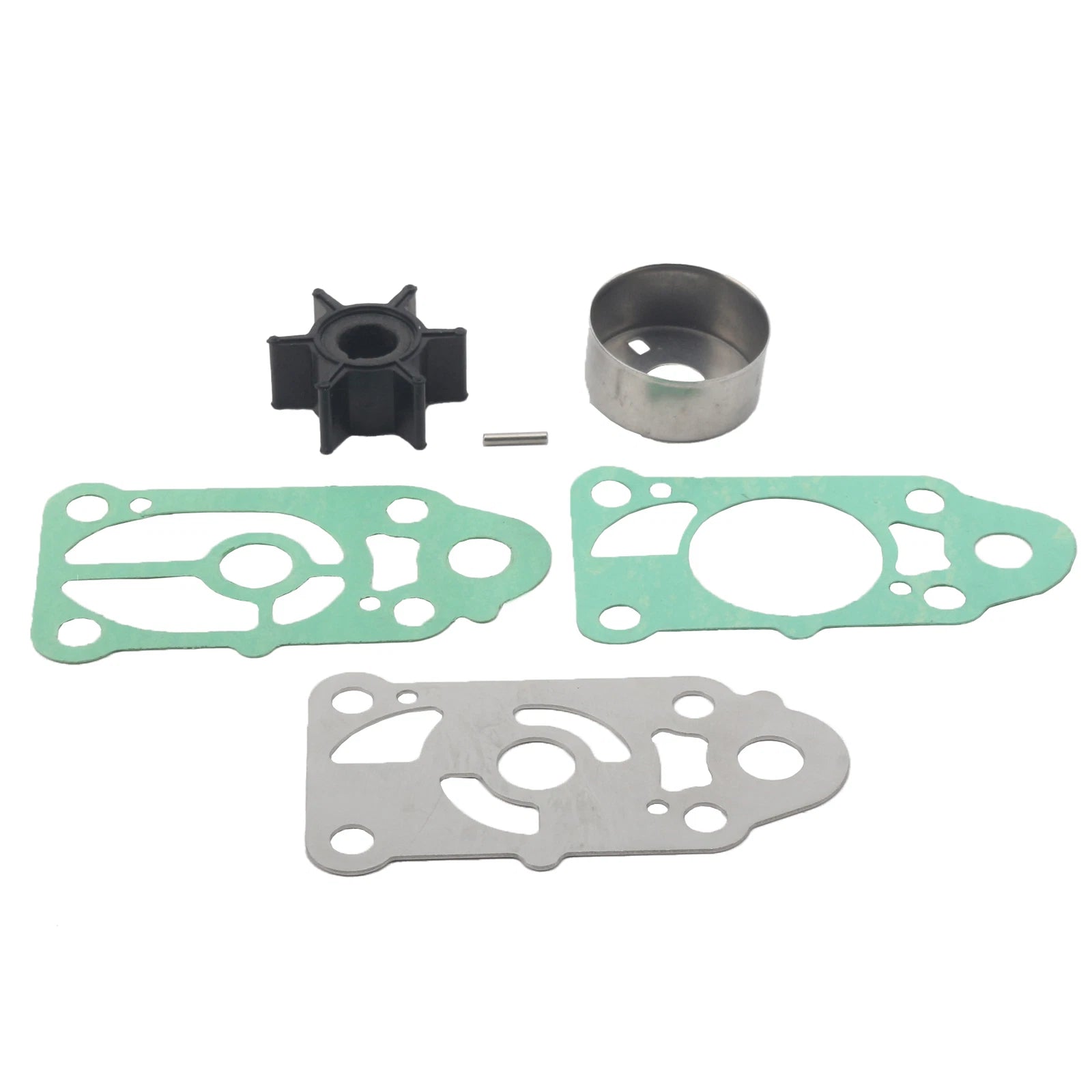 Water Pump Repair Service Kit for Nissan Tohatsu 2-3.5 HP (3F0-87322, 3AB-87322-0)