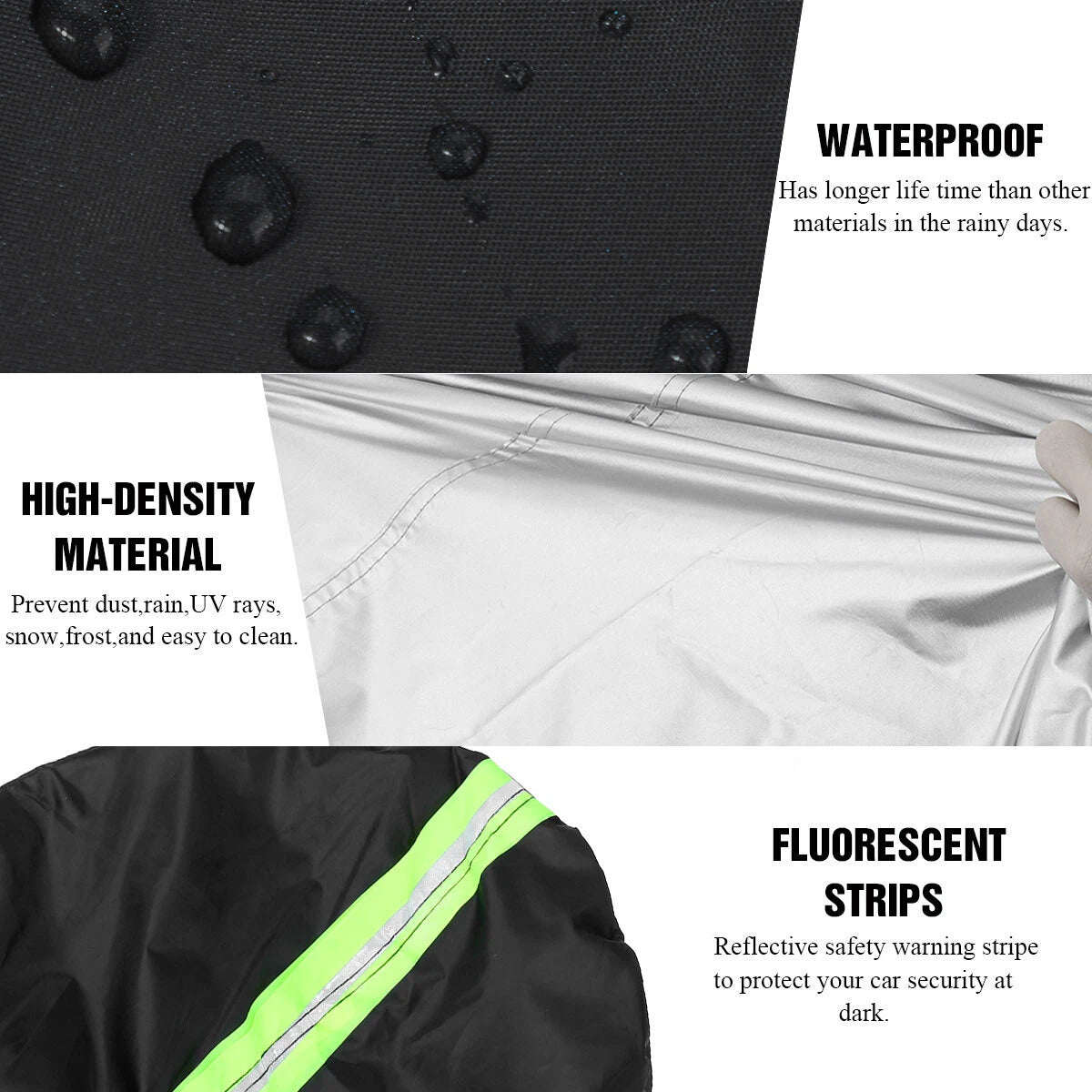 Car Cover for (3-XXL) - Snow Rain UV Dust Resistant Outdoor Protection