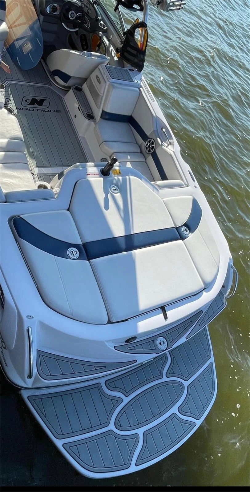 EVA Foam Teak Deck Floor Mat for Nautique 210 (2007)