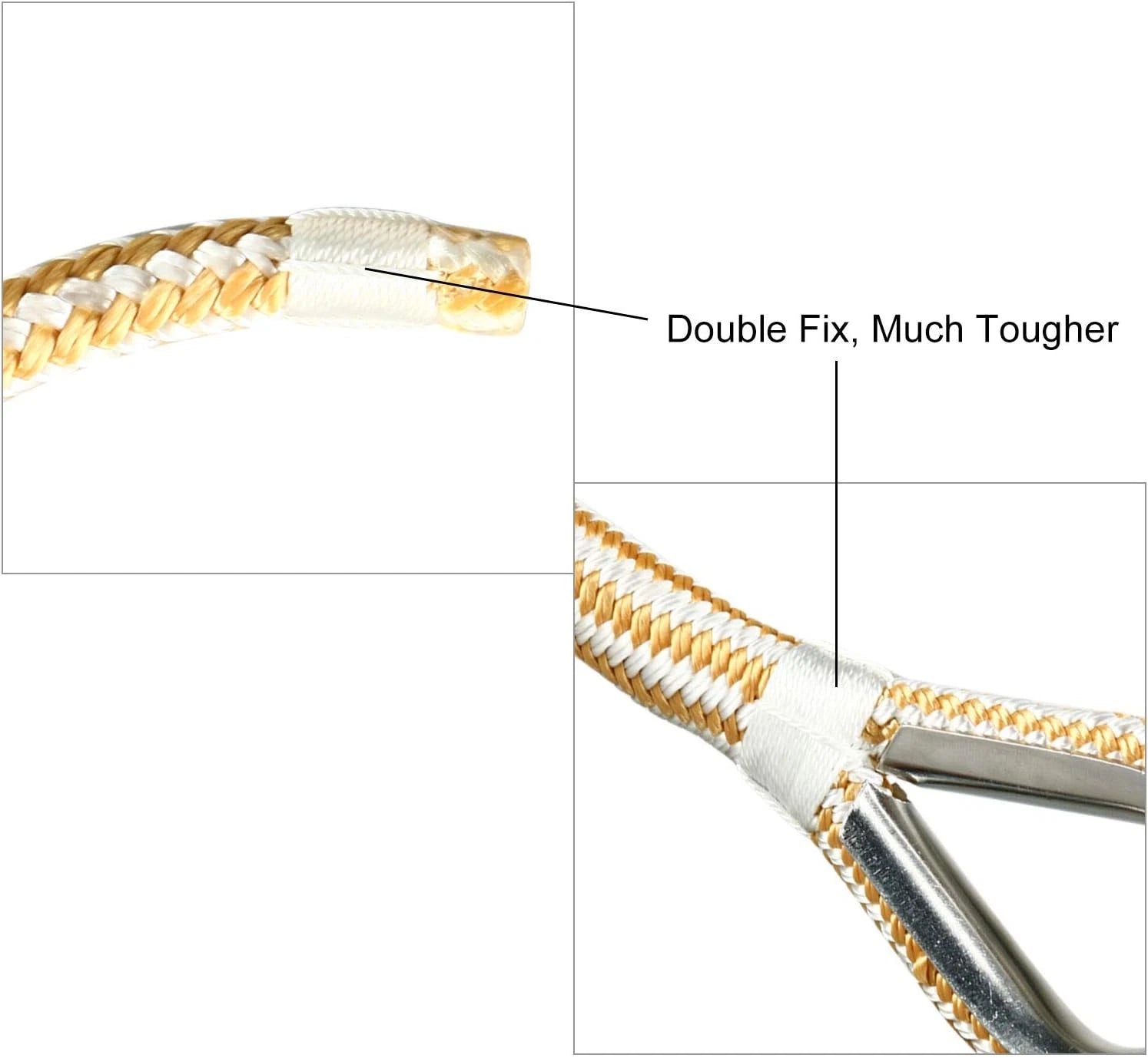 1/2 Inch Double Braided Nylon Rope for Boat Docking (300FT)