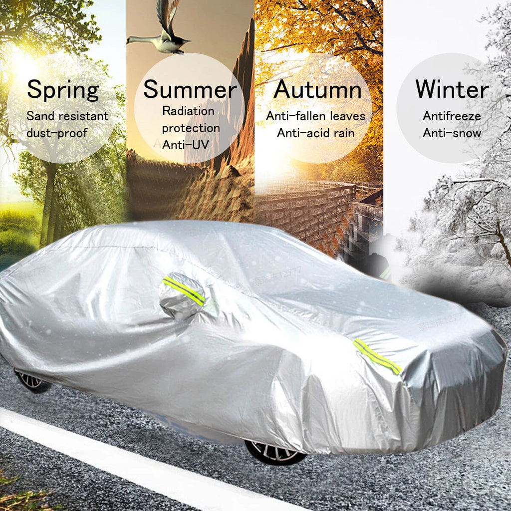Car Cover for Hatchback (173x71x63") - UV, Snow, Dust, Rain Resistant