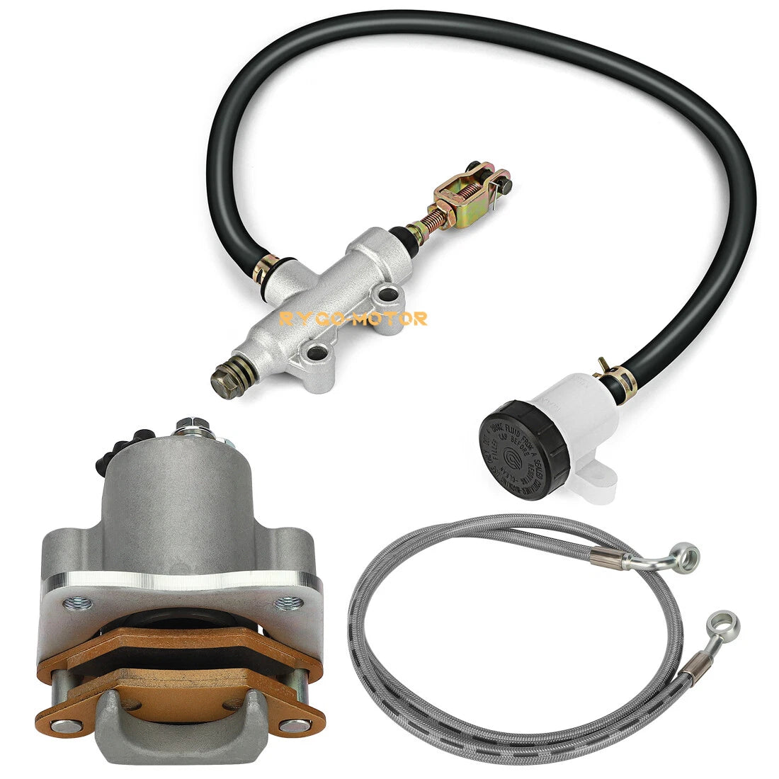 Rear Brake Caliper Master Cylinder Line Kit for Polaris Sportsman (400–800)