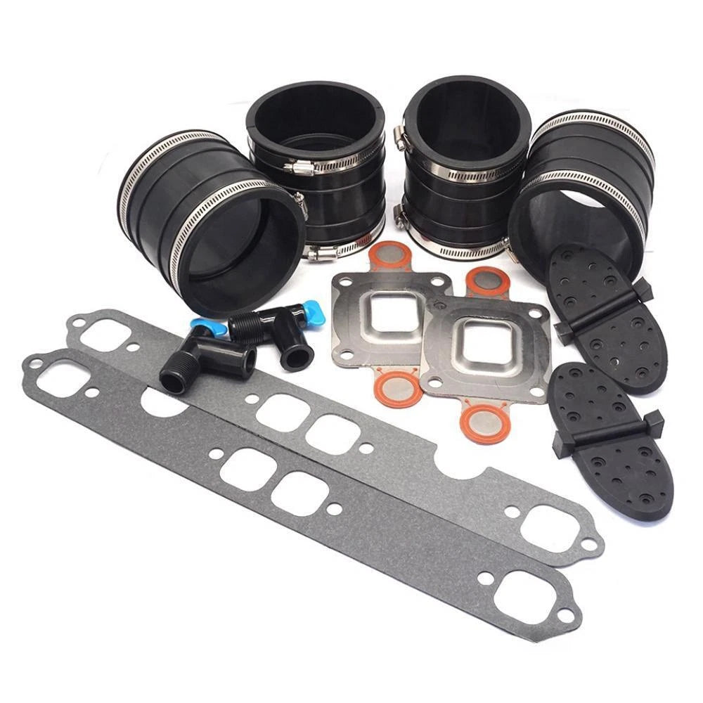 Exhaust Manifold Kit for Mercruiser 4 Inch GM V8 S.B. Dry Joint (2002–2004)