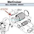 Water Hose Insert and Tool for MerCruiser Bravo (41674, 41674T)