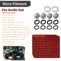 Front Rear Wheel Hub Bearings & Seal Kit for Arctic Cat 250 300 400 500 (2000–2010) 0402-275