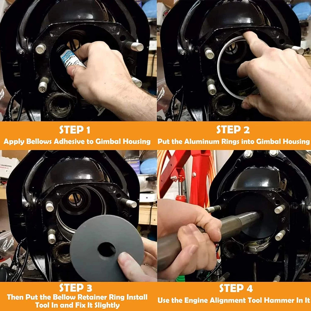 Bellow Retainer Ring Install Tool for Mercruiser Alpha 1 Gen 2 (1991–1996)