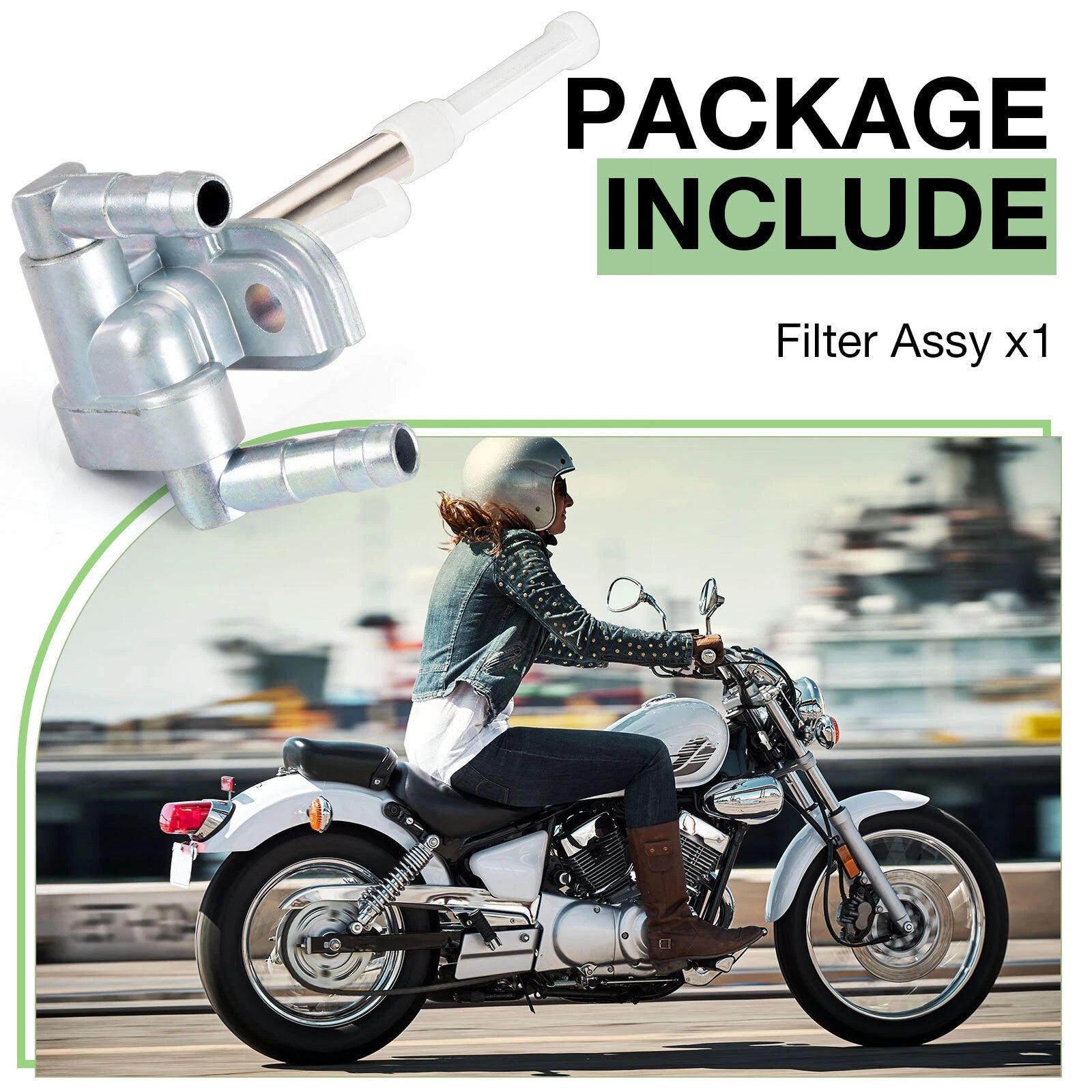 Filter Assy for Yamaha XV250 Route 66 / Virago V Star 250 (1998–2023) 2UJ-24560-10-00