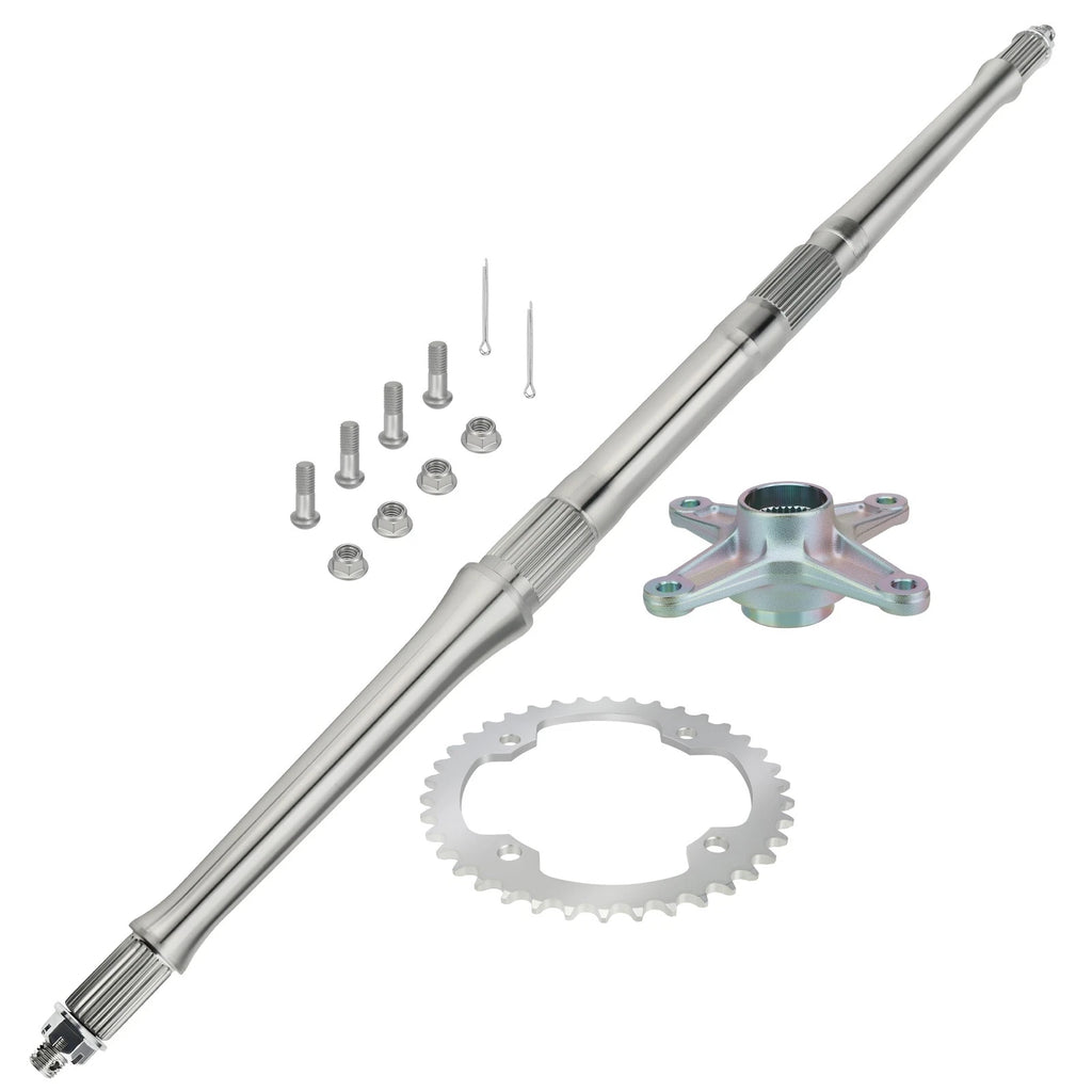 Rear Axle w/ Sprocket Hub Collar for Yamaha Raptor 350 YFM350 (2004–2013)