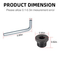 Front Differential Fill + Drain Plug Tool Kit for Polaris Scrambler 850 / XP 1000