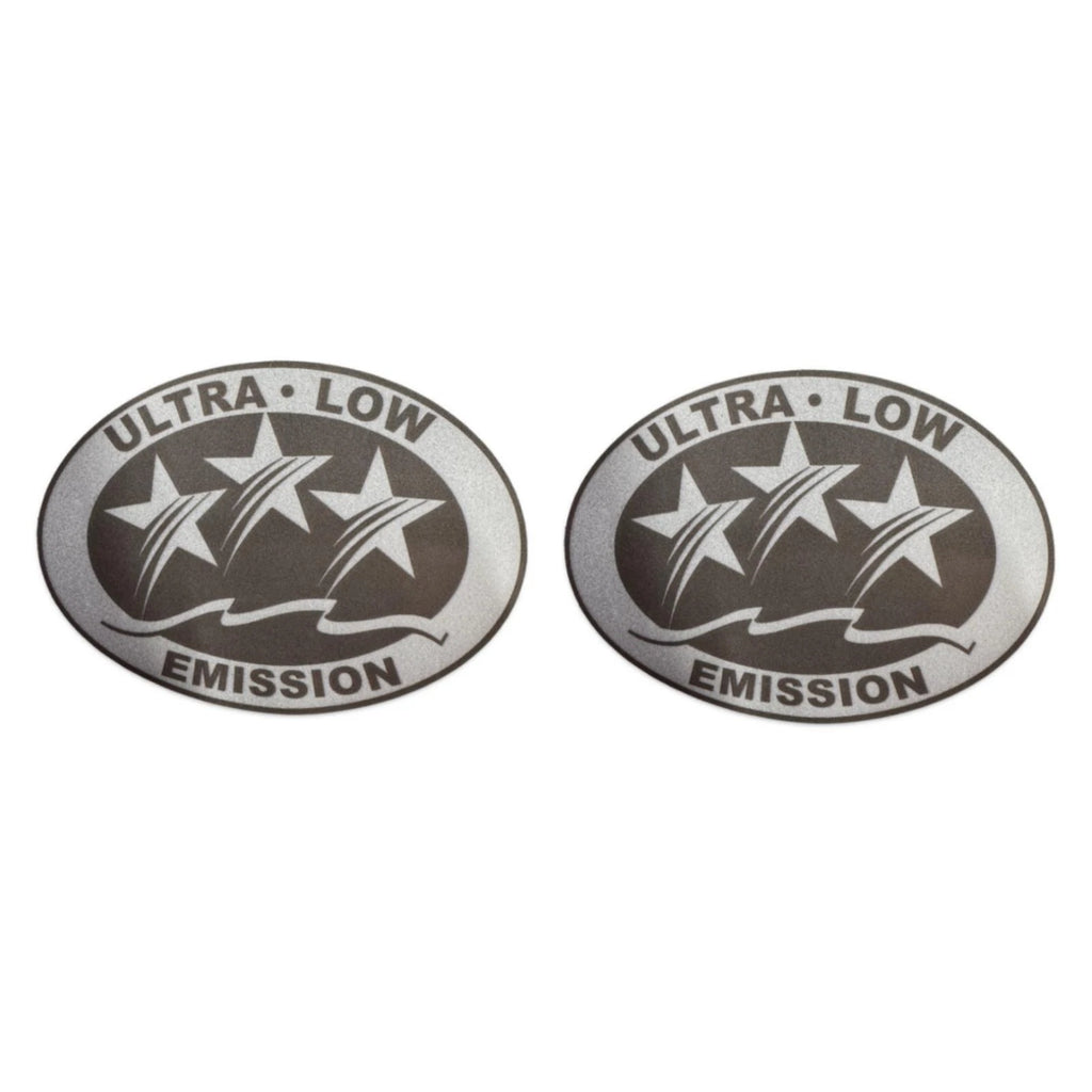 2X Outboard Graphic Sticker Decal for (Light Gray)