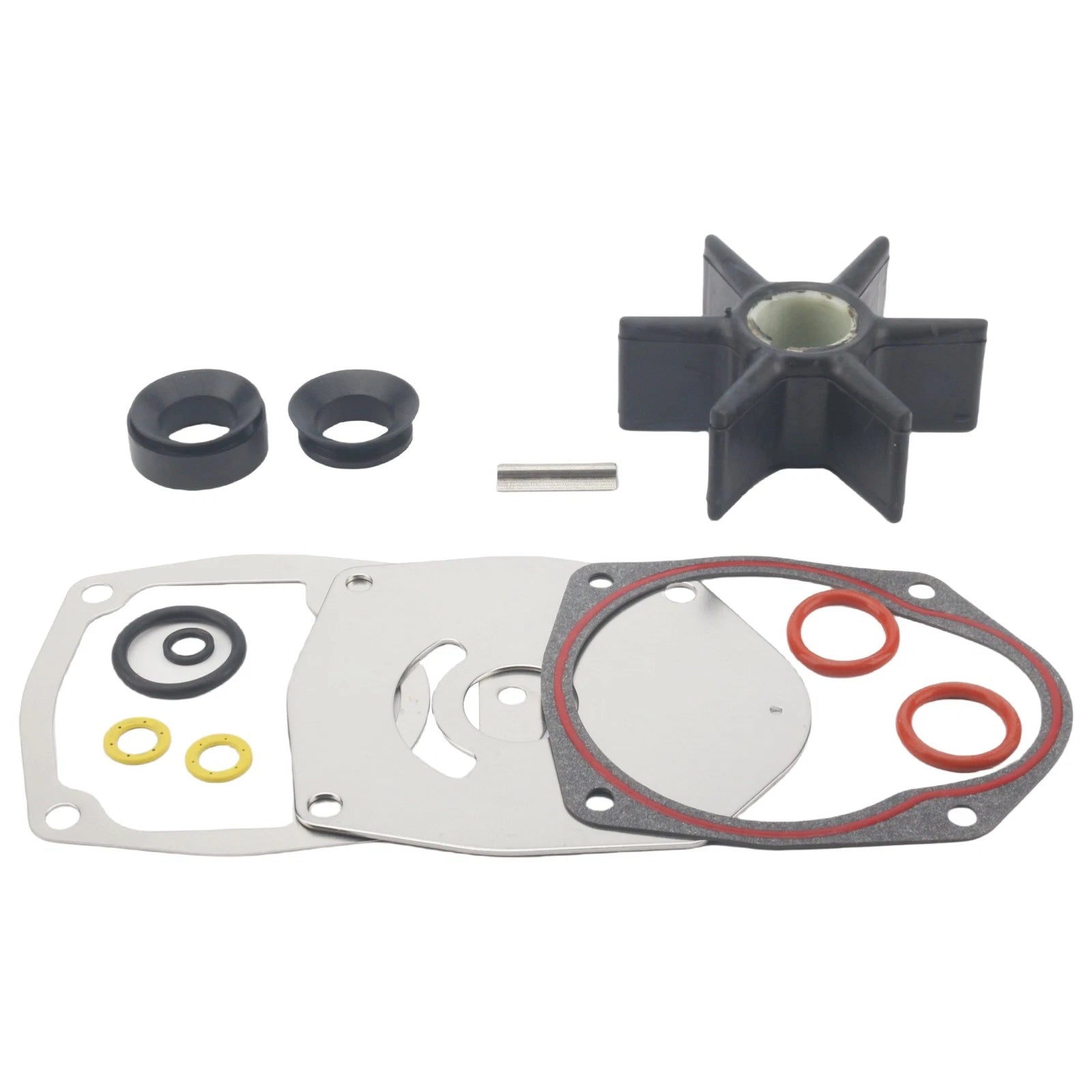 Water Pump Impeller Repair Kit for Mercury Quicksilver (47-8M0100526, 8M0100527)