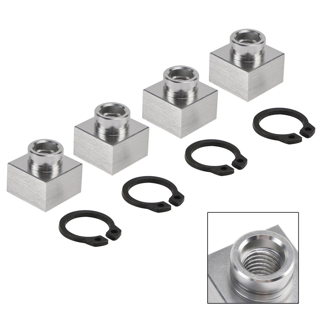 Set of 4 Insert Nut & Snap Ring 04414 03400 for Triton XT & LT