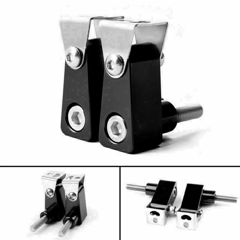 2Pcs Lower Fork Mount Spotlight Holder Bracket for XMAX 125/250/300 (2017–2023)