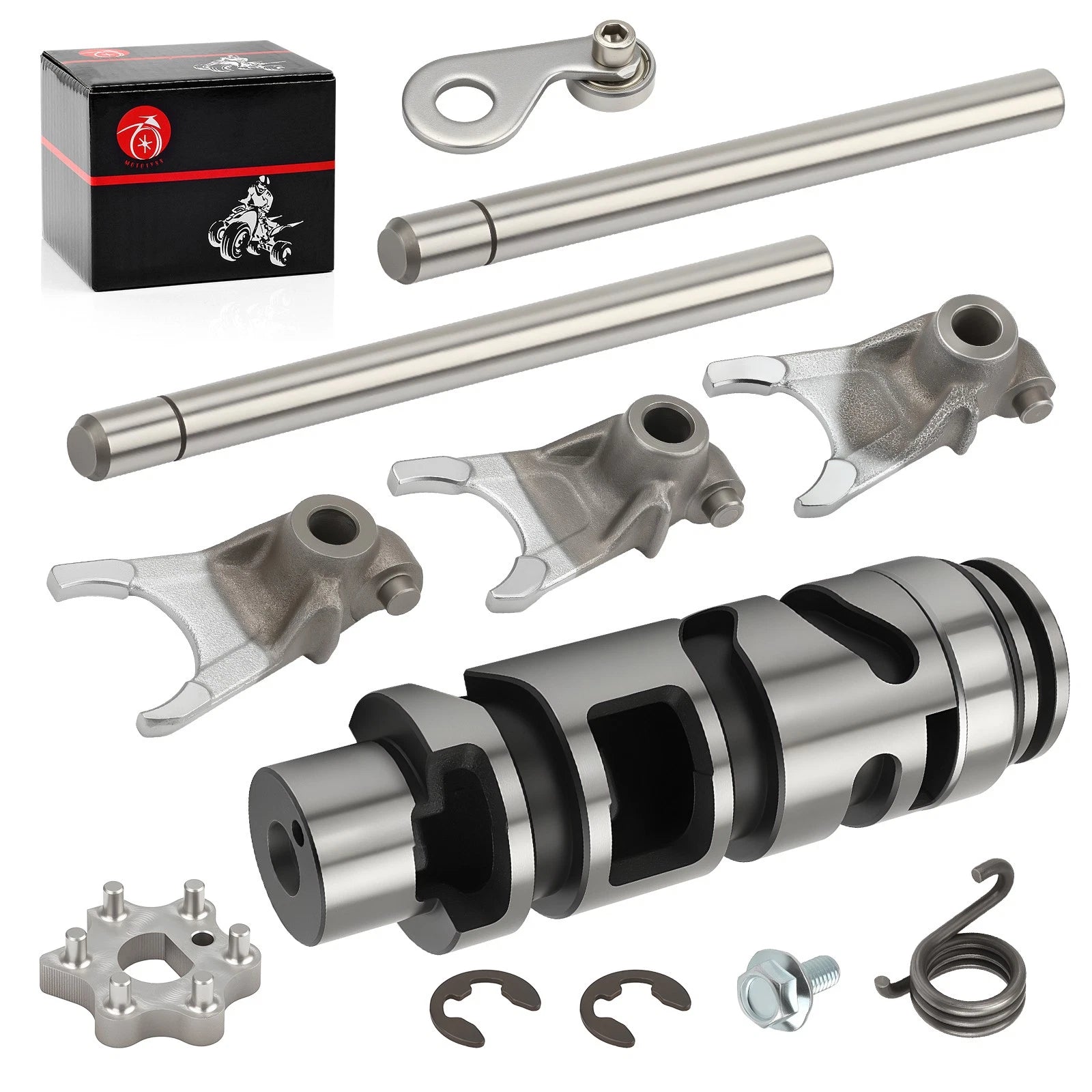 Transmission Shift Cam + Shift Fork Guide Bar Kit for Yamaha Banshee 350 (1987–2006)