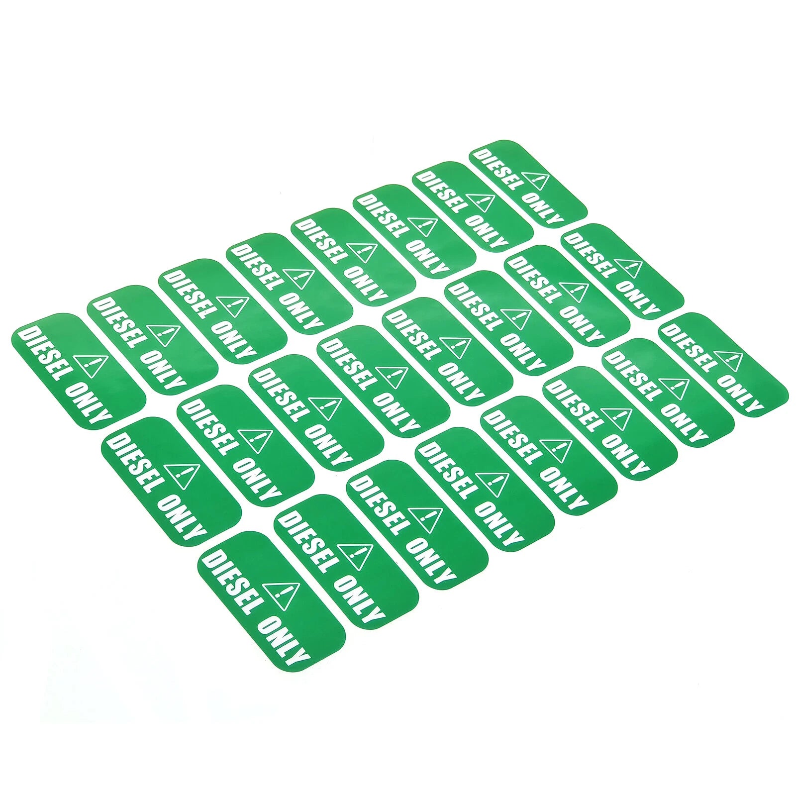 24x Diesel Only Sticker Decal for Fuel Door (1" x 2")
