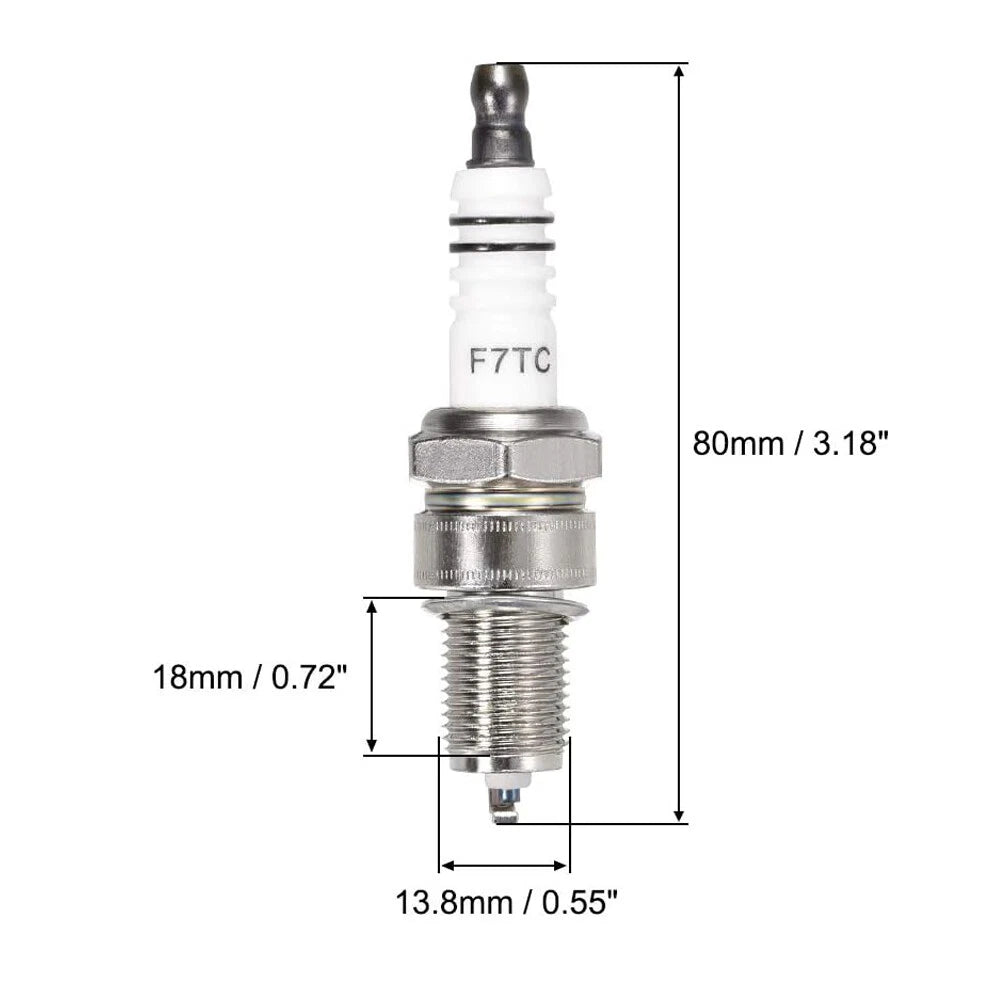 1Pc F7TC Spark Plug for Honda GX120 GX160 GX200 GX240 GX270 GX340 GX390 (2000–2023)