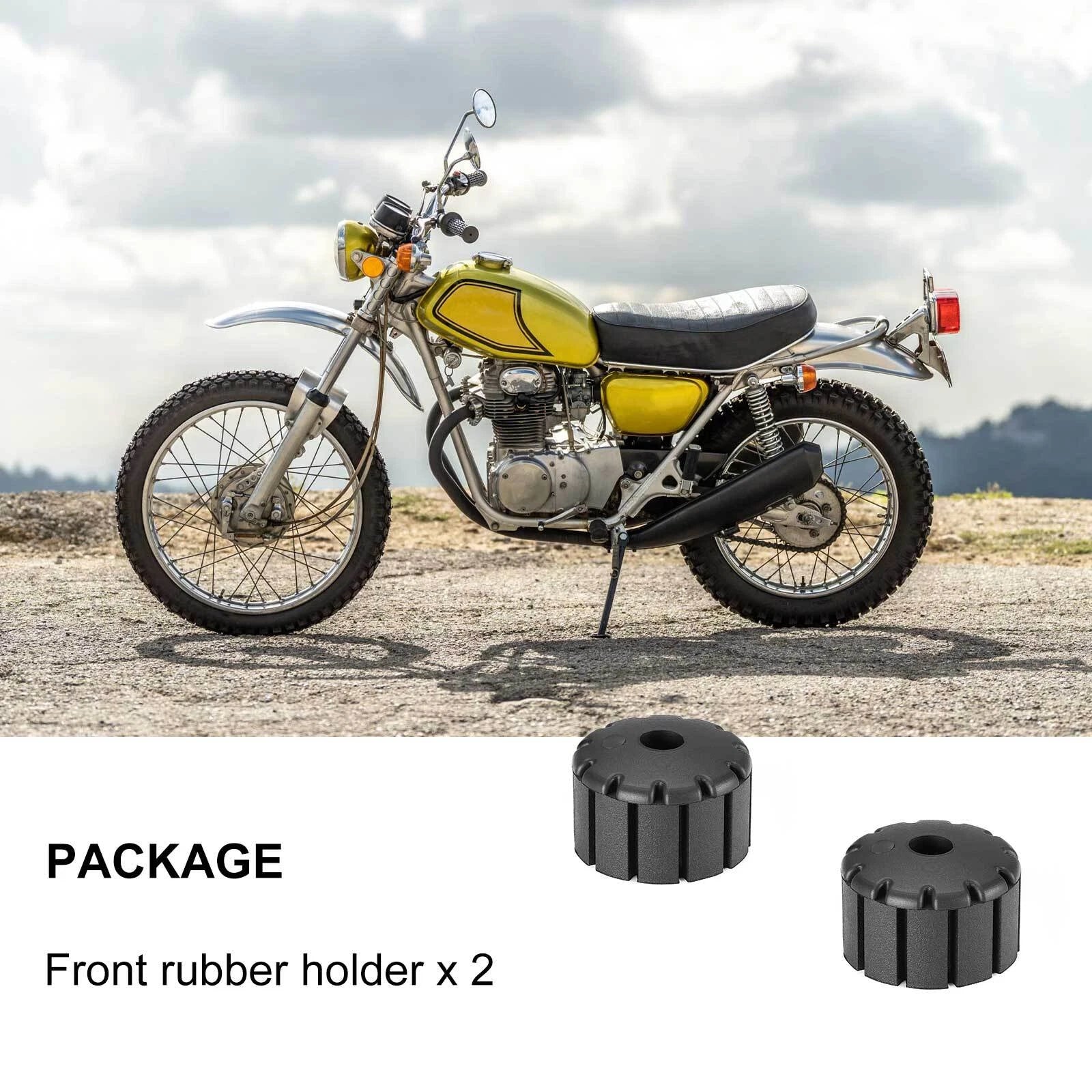 Front Fuel Tank Rubber Mount Cushions for Honda XL175 XL250 XL250S XL350 XR250 (1973–1985)
