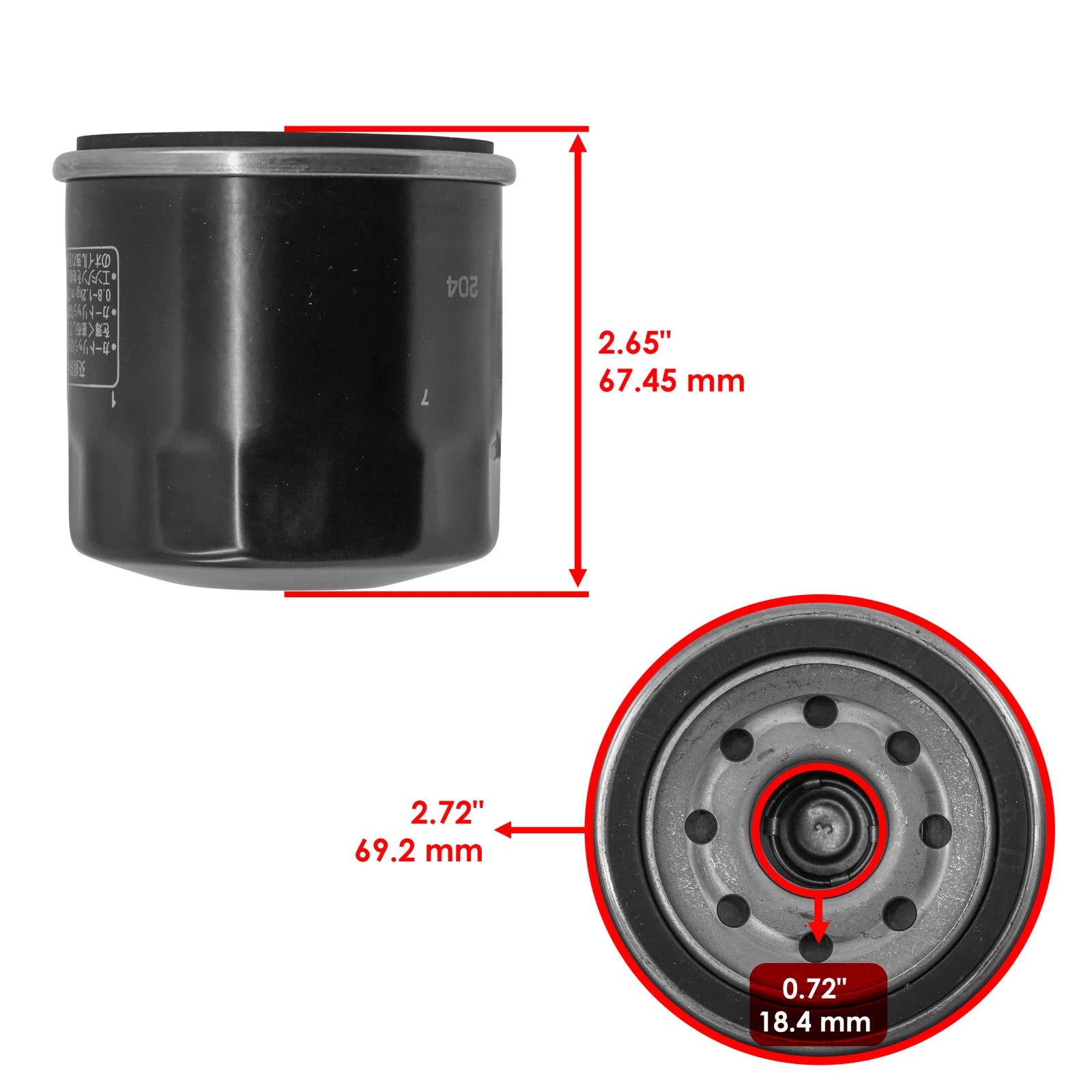 Oil Filter for Yamaha VX1100 Waverunner (2008)