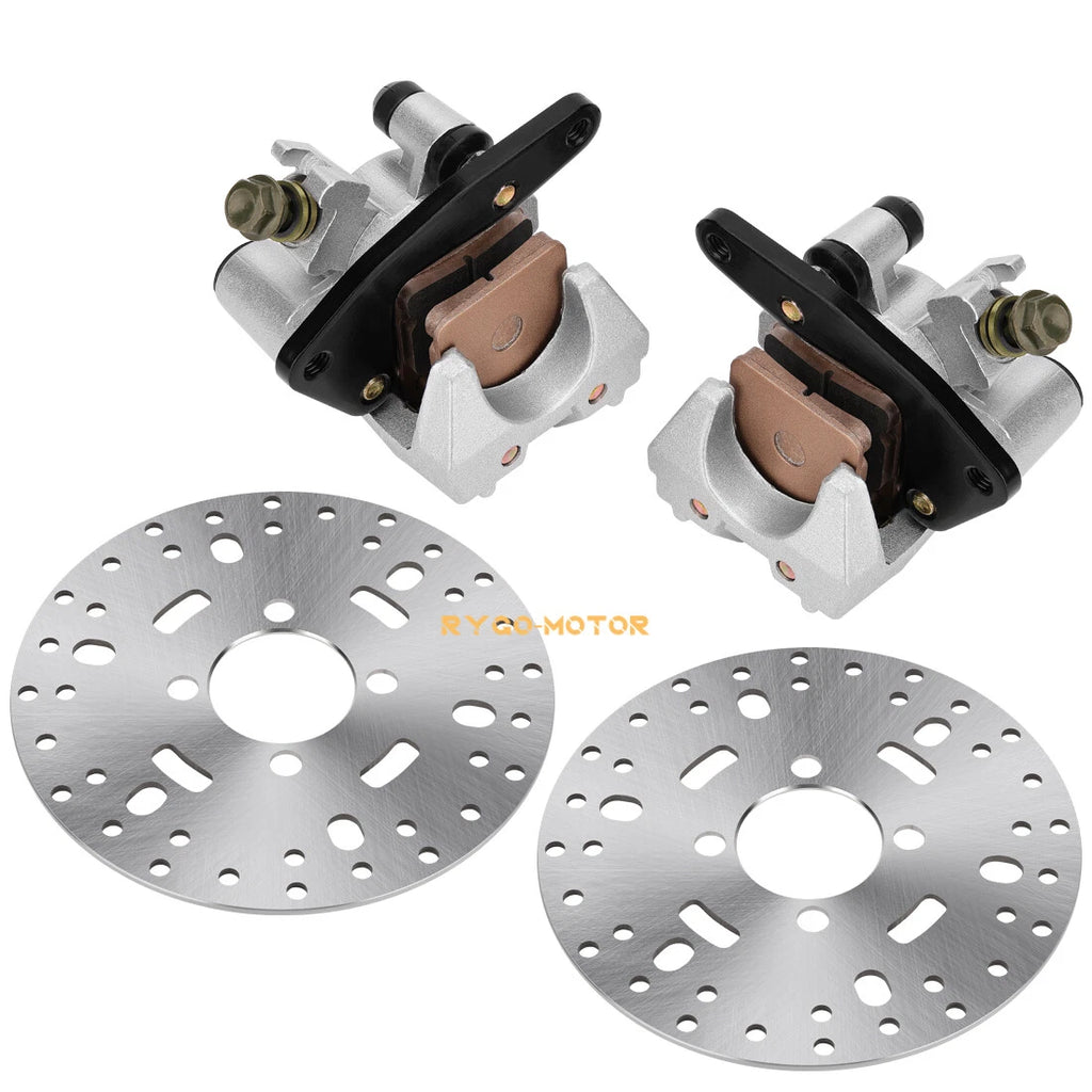 Front Brake Calipers & Disc Rotors for Yamaha Wolverine 350 (1995–2005)
