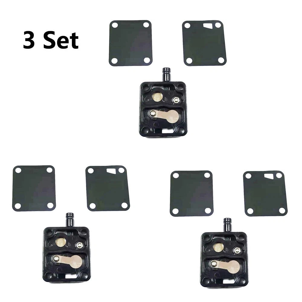 3X Fuel Pump Kit Repair for Yamaha Outboard 2T 15-25HP (682-24412, 677-24411)