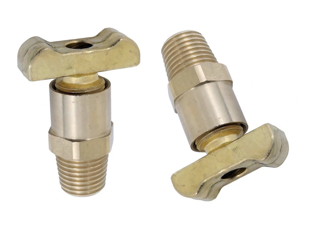 2Pcs Cylinder Block Drain Tap 1/4" for Volvo Penta Mercruiser (82745, 18-4218, 16951Q1)
