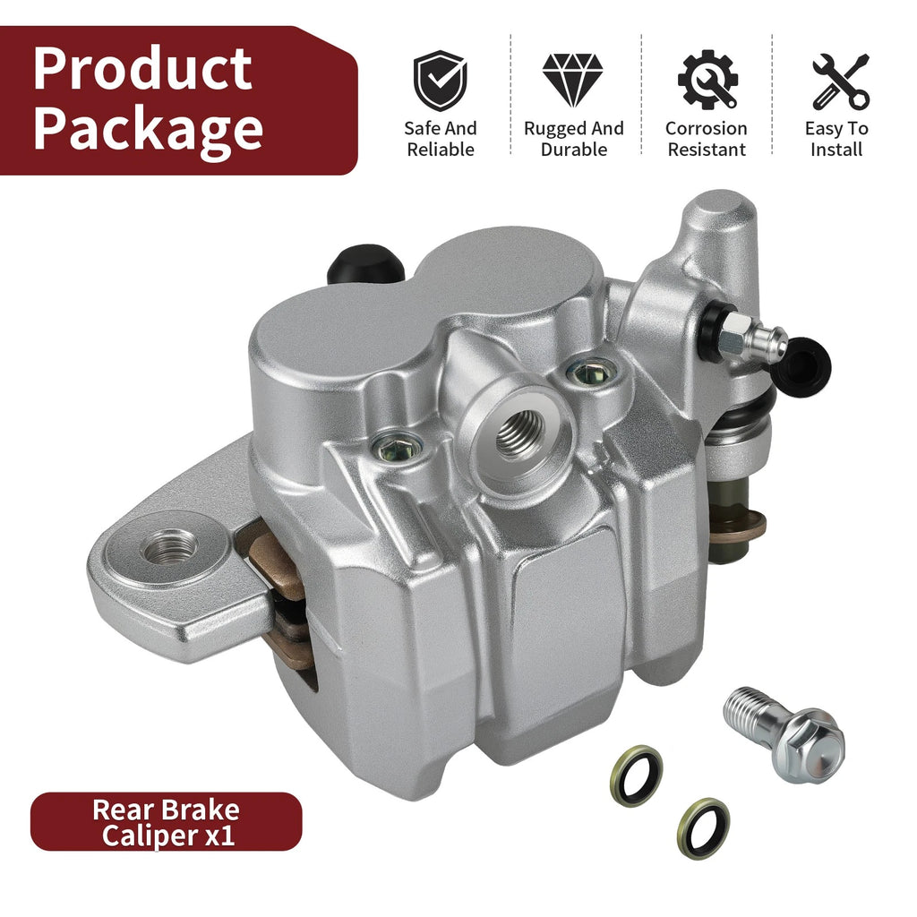 Rear Brake Caliper with Pads for Can Am Commander Max 1000 1000R (2016–2018)