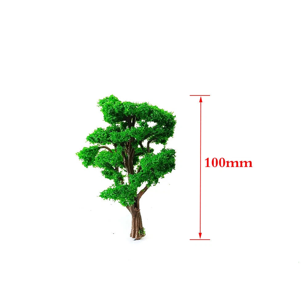 20pcs 3.93" Model Trees for Architecture Sand Table Railroad Scenery
