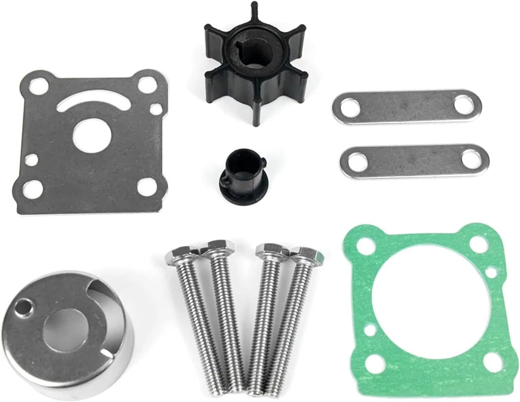 Water Pump Impeller Kit for Yamaha 6 Hp 8 Hp Outboard (6N0-W0078, 6N0-W0078-A0)