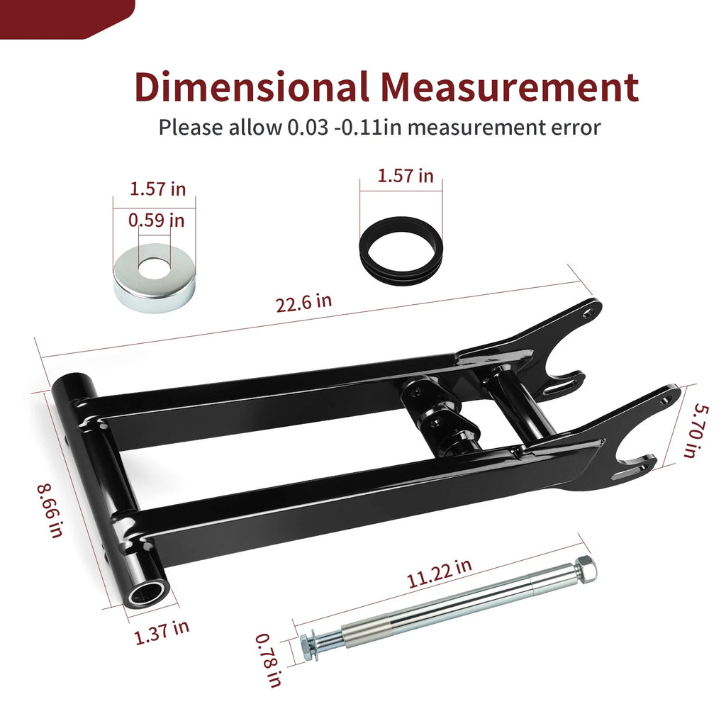 2GU-22110-00-UJ Rear Swing Arm for Yamaha Banshee YFZ 350 (1987–2006) +2" Extended