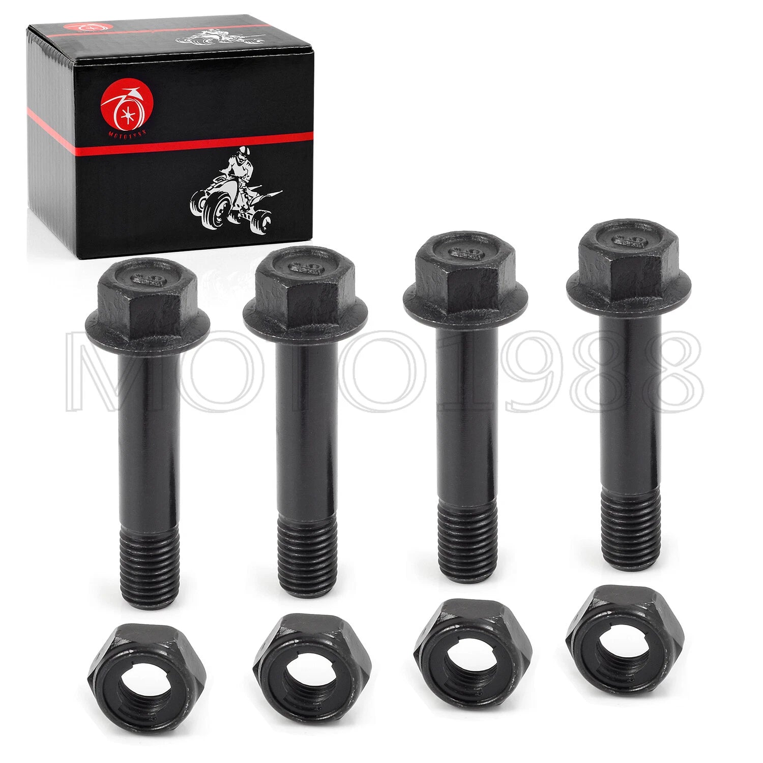 4X Front Shock Absorber Bolt and Nut for Yamaha YFZ450 (2004–2013) 90185-10012-00