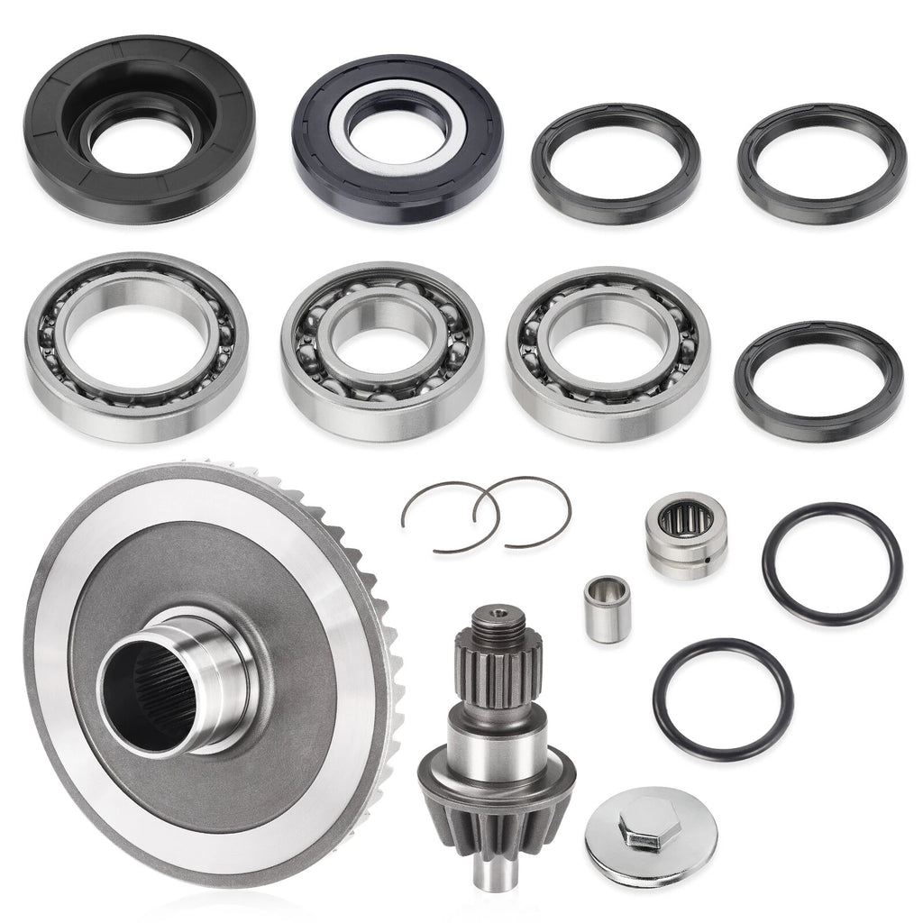 Rear Differential Pinion Ring Gear Bearings Kit for Honda TRX250 (2001–2023)