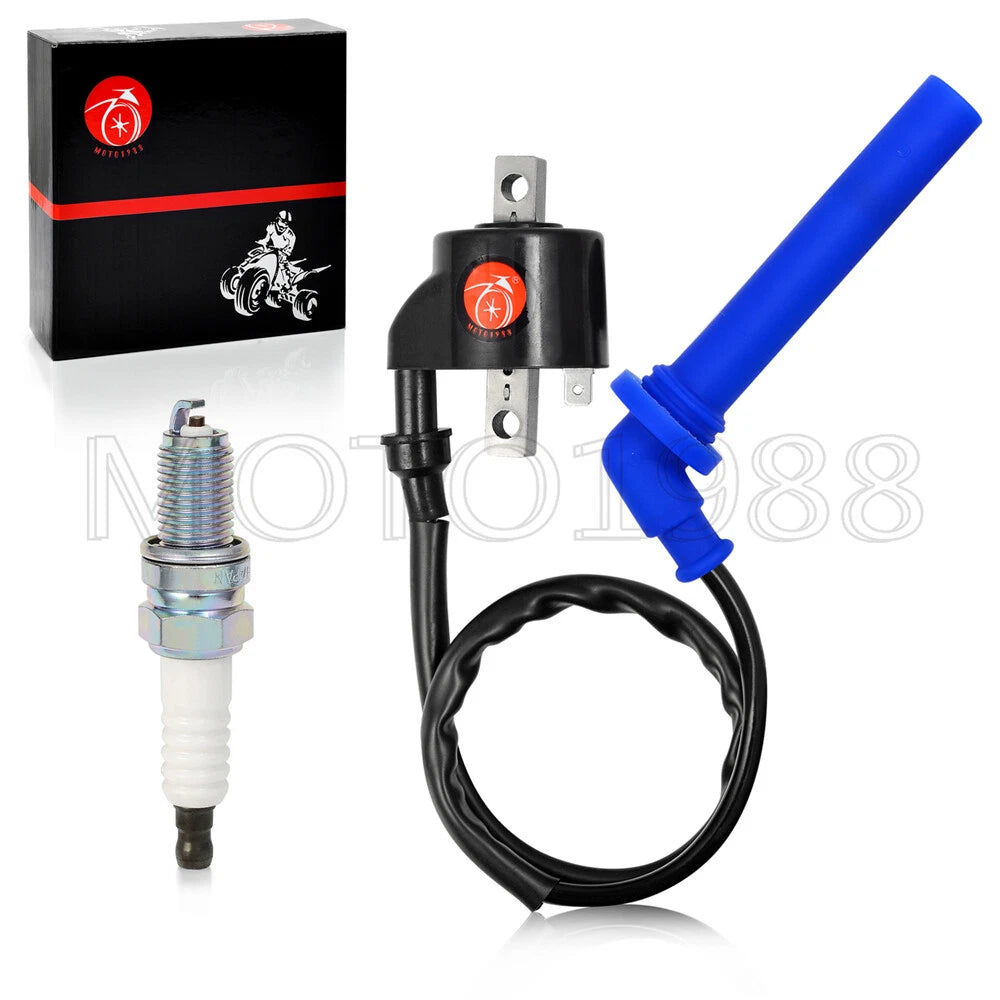 Ignition Coil & Spark Plug for Polaris ATV Predator 500 (2003–2007)