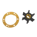 Impeller for Yanmar 124223-42092 128296-42070 Jabsco 22799-0001 (W/Gasket)