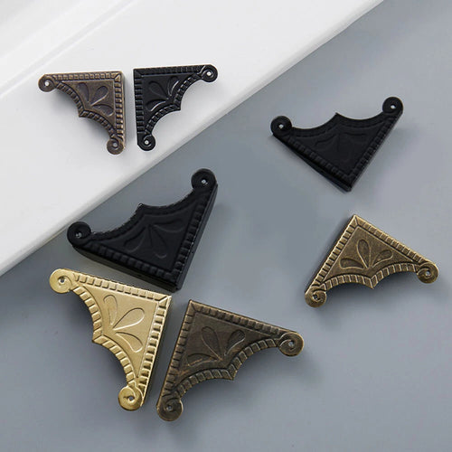 12Pcs Vintage Metal Corner Protectors for Jewelry Box Wood Cases