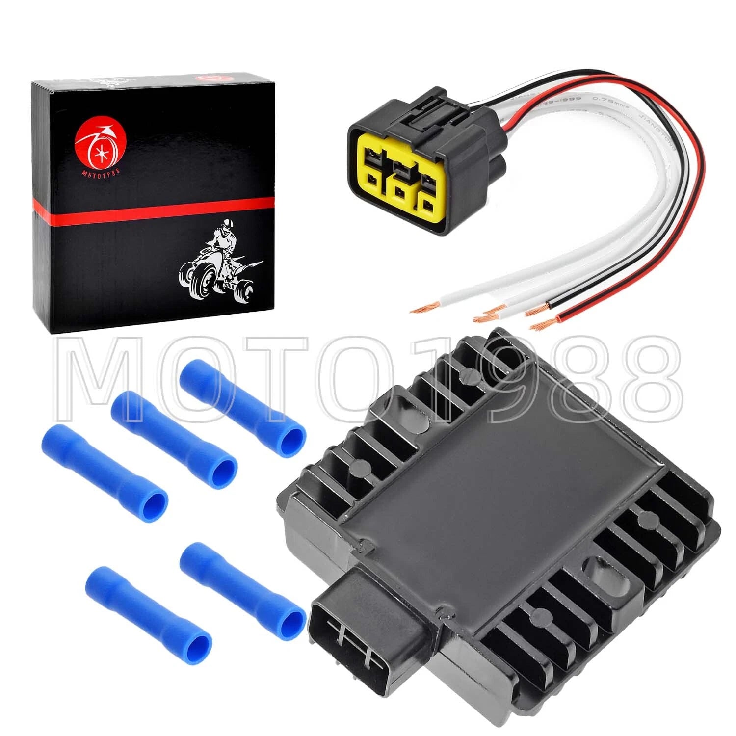 Rectifier & Plug Kit for Yamaha V-Star 650 1100 (1999–2009)