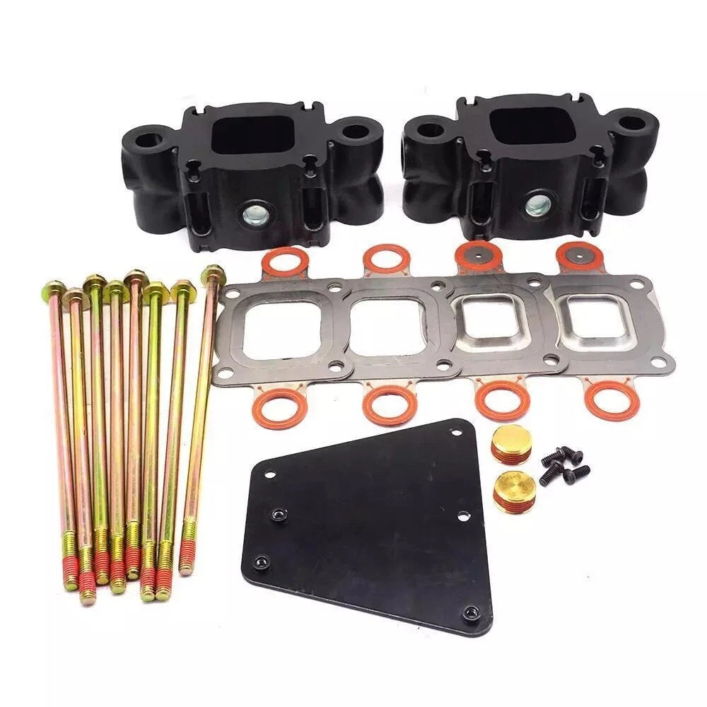 Dry Joint Exhaust Riser Spacer Kit 3" for Mercruiser V6 V8 (864929A3, 864929A1)