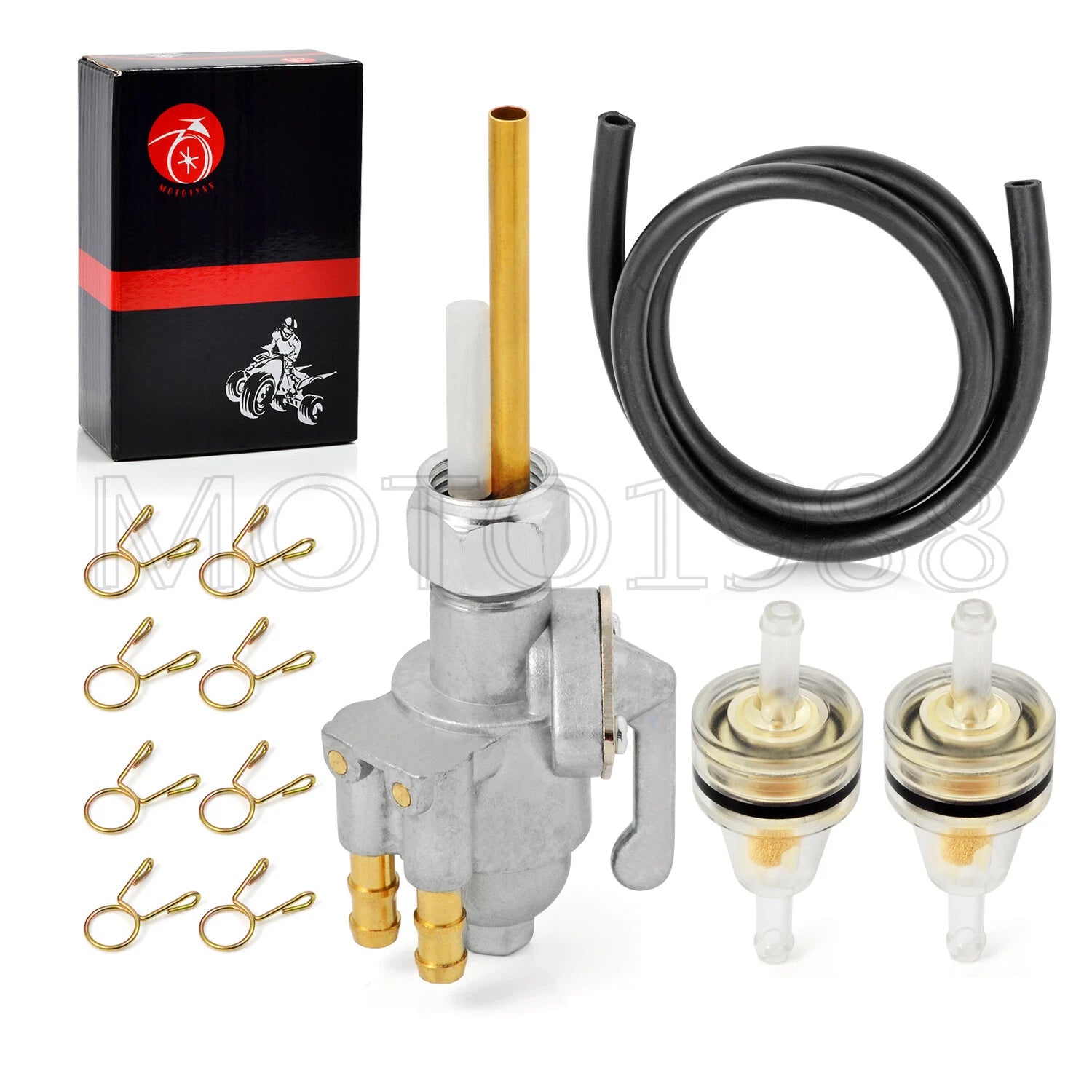 Fuel Tank Valve Petcock Kit for Honda CL175 CB350 CL350 SL350 CB360 CB450 (1968–1976)