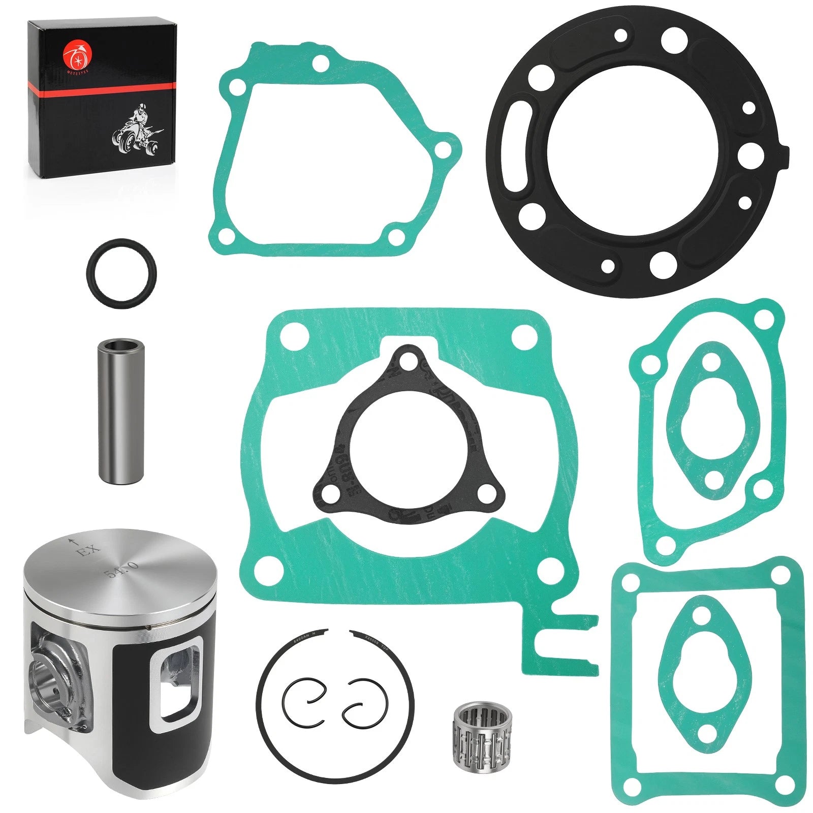 Top End Piston Rebuild Kit for Honda CR125R (1992–1999) 54mm Bore